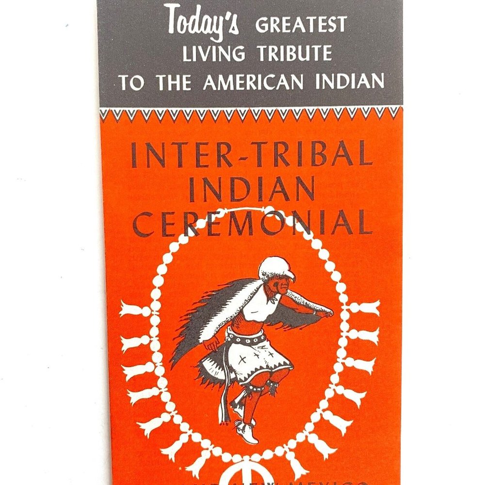 1967 US Inter-Tribal Indian Ceremonial 46th Year Brochure Gallup New Mexico